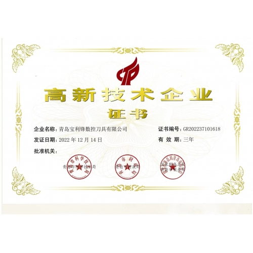 宝利锋-国家高新技术企业